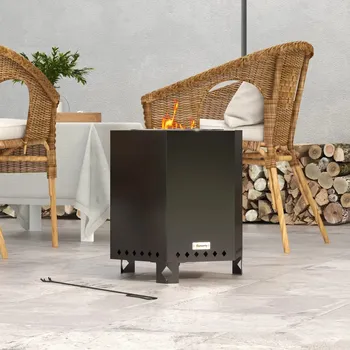 Venkovní ohniště 45 x 38,8 x 46,5 cm | černé