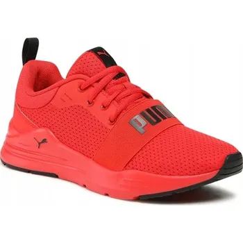 Chlapecké tenisky Puma sportovní boty textilní červené velikost 39