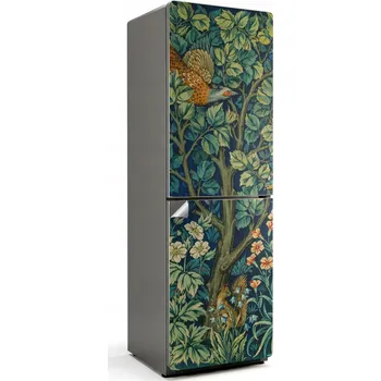 Fototapeta Samolepicí Samolepicí Bubble Free na ledničku Lesní krajina s faunou