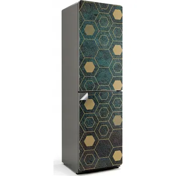 Fototapeta Fototapeta Samolepicí dýha na ledničku Hexagonální vzor s rámečky