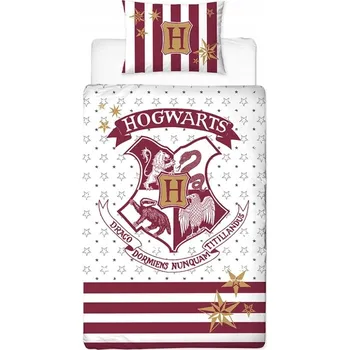Povlečení HARRY POTTER 140x200cm Bradavice (Hogwarts) Sada Povlečení Přikrývka + Polštáře
