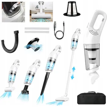 Vysavač 120W VYSAVAČ, LEHKÉ AKUMULÁTOROVÉ PŘÍSLUŠENSTVÍ, BÍLÝ