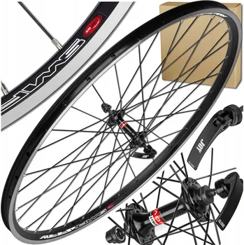 Cyklosvítilna Přední kolo na kolo STARS CIRCLE 26" 559x19 NOVATEC NT-A361 ČERNÉ V-BRAKE