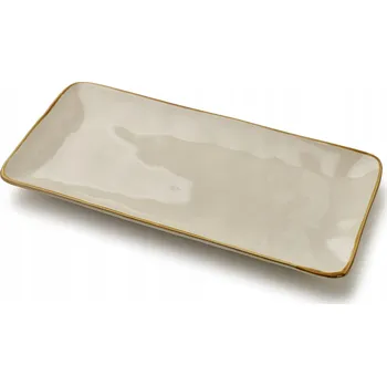 Talíř BASIC NATURE Obdélníkový servírovací talíř 32,5x16 cm