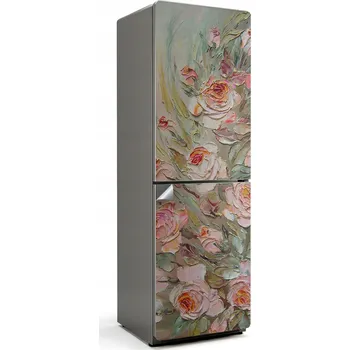 Fototapeta Samolepicí Samolepicí bez bublin na ledničku Malířský květinový motiv