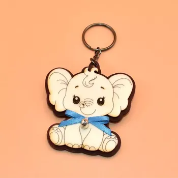 Dřevěný přívěsek - Slon