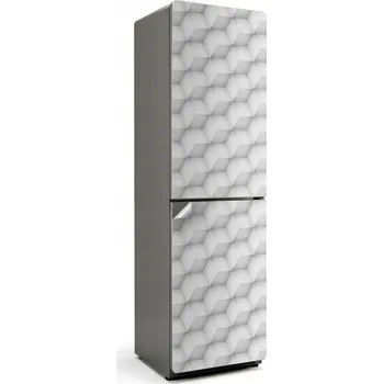 Fototapeta Omyvatelná Samolepicí nálepka na ledničku do kuchyně Geometrický 3D vzor