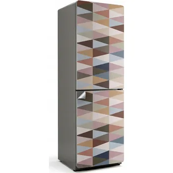 Fototapeta Moderní maskovací nálepka na ledničku - Geometrie trojúhelníků