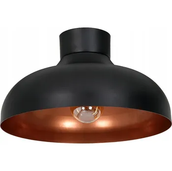 STROPNÍ STROPNÍ SVÍTIDLO LUMINEX BASCA 1734 ČERNÁ / MĚDĚNÁ