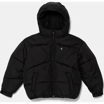 Chlapecká bunda Dětská bunda Calvin Klein Jeans IG0IG02987.9BYA černá 99X, vel. 170