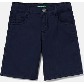 Dětské bavlněné šortky United Colors of Benetton 47RGG901Y.P.Seasonal námořnická modř 59X, vel. 104