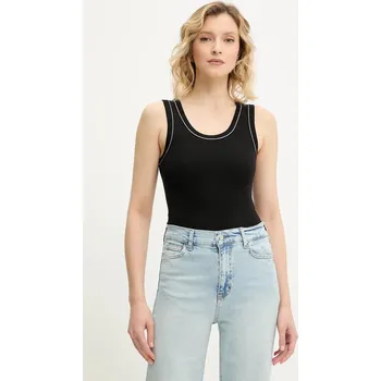 Bavlněný top Answear.LAB 1929.tos černá 99X, vel. M