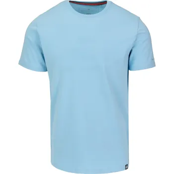 Pánské tričko PitBull West Coast - pánské triko slim fit MINIMAL světle modré XL