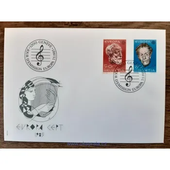 Sběratelství Švýcarsko FDC 1294/5 EUROPA, r. 1985