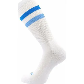 Pánská móda VoXX Boma Lonka Litex+VoXX RETRAN pánské vysoké sportovní ponožky, VoXX RETRAN pánské vysoké sportovní ponožky, Boma, 118879 43-46 (29-31) bílá/modrá