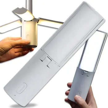 Svítilna LED kempingová svítilna USB 2400mAh skládací IP65 do stanu, lampička na kempování