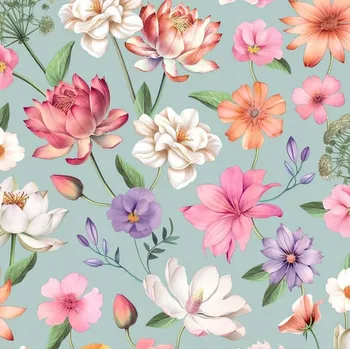 Fototapeta Dekorativní omyvatelná tapeta KVĚTY BAREVNÉ UGEPA