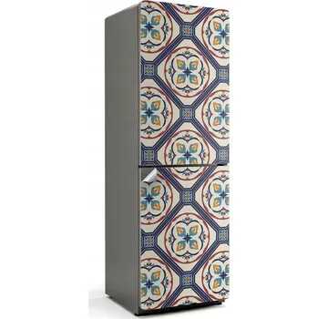 Fototapeta Samolepicí nálepka na ledničku do kuchyně Vzor s geometrickými motivy