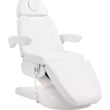 Pedikérské křeslo AZZURRO Kosmetické křeslo Lux - 3 motory - bílé