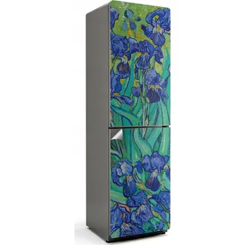 Fototapeta Samolepicí Samolepicí bez bublin na ledničku Květinový vzor kosatců