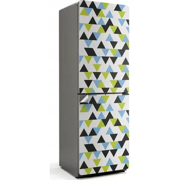 Fototapeta Samolepicí Samolepicí bez bublin na ledničku Dynamický vzor trojúhelníků