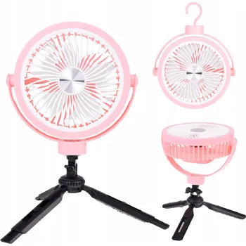 Domácí ventilátor MINI KOMPAKTNÍ VENTILÁTOR STOLNÍ USB 360° – TICHÝ PROVOZ