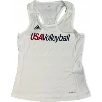 Dámské tričko Dámské bílé tričko Adidas USA VOLLEYBALL S