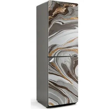 Fototapeta Samolepicí nálepka Bubble Free na ledničku Abstraktní tekuté vlny