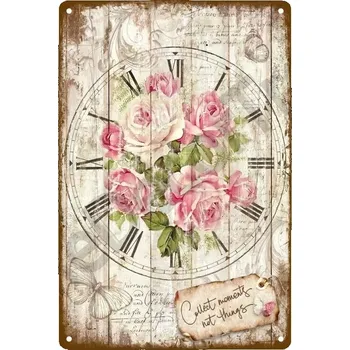 Plechová cedule Plechová retro cedule | zahradní dekorace - 10 , 20 x 14 cm