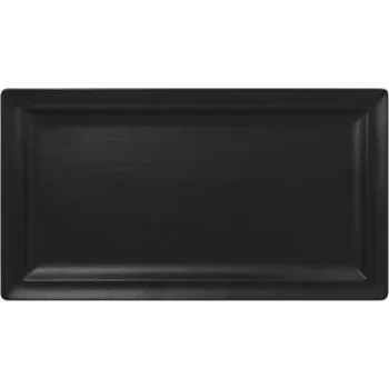 Talíř RAK Talíř obdélný 38 × 21 cm, černá | RAK Porcelain, NFCLRP38BK-6
