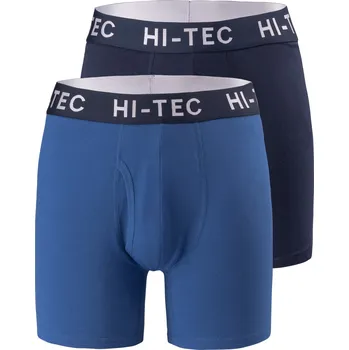 Boxerky Pánská Spodní prádlo HI-TEC MIBIO 2PACK M000274633 – Modrá XL
