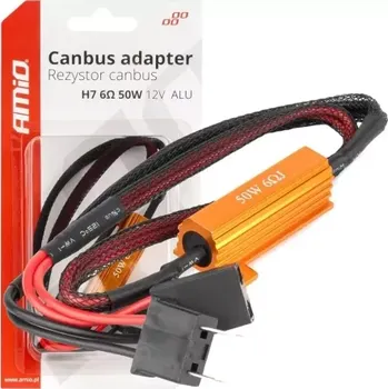 Autožárovka AMIO Rezistor pro LED žárovky CANBUS 6Ω 50W H7