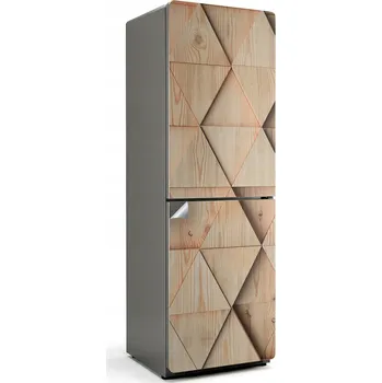 Fototapeta Dekorativní Samolepicí nálepka na ledničku Geometrie dřevěných materiálů