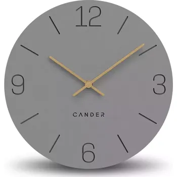 Hodiny Nástěnné hodiny Cander Berlin, analogové,30cm,varianty: Šedá