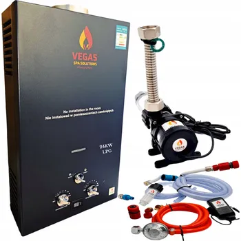 Bojler PLYNOVÝ BOJLER PRŮTOKOVÝ OHŘÍVAČ VODY LPG 24kw KAMNA 12L