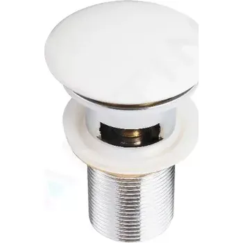 Sifon kielle Umyvadlová výpusť, ClickClack, s přepadem, bílá, 30901030