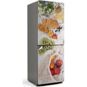 Fototapeta Ochranná Dekorativní Nálepka na Lednici Výtisk Letní chutě na stole