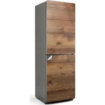 Fototapeta Samolepka Samolepicí na ledničku Dřevěná prkna v uspořádání