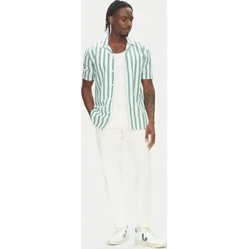 Pánská košile Lindbergh Košile 30-203321 Zelená Relaxed Fit L