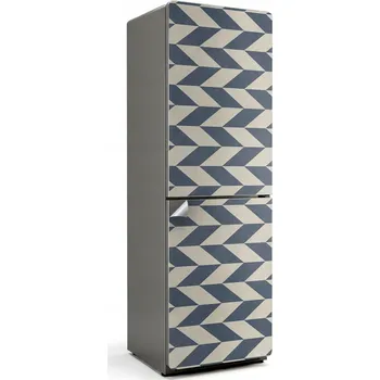 Fototapeta Ochranná samolepka na ledničku Samolepicí Fólie s cikcakovitým vzorem v pruzích