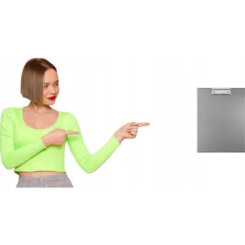 Desky A4 BIURFOL s klipem, šedé