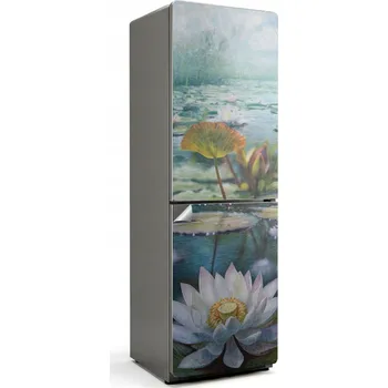 Fototapeta Dekorativní samolepka na lednici - Lilie na hladině jezera