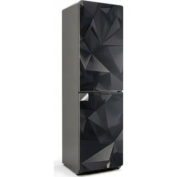 Fototapeta Dekorační Nálepka na Lednici s Abstraktním Vzorem Trojúhelníků