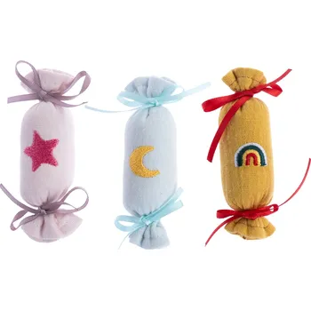 Hračka pro kočku TIAKI Junior sada hraček pro kočky bonbony s šantou kočičí sada 3 kusů