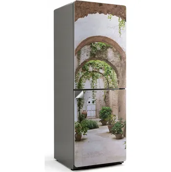 Fototapeta Samolepka na ledničku do bytu Samolepicí Zelená chodba s rostlinami