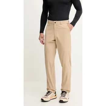 Pánské kalhoty Outdoorové kalhoty Rossignol LYCIAN pánské, béžová barva, přiléhavé, RLNMP20 80X, vel. L