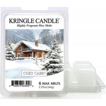 Svíčka Cozy Cabin - Kringle Candle - vonný vosk 64 gramů
