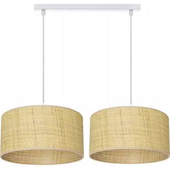 ZÁVĚSNÁ LAMPA STROPNÍ RATTANOVÁ ETNO STROPNÍ STÍNIDLO BOHO RATAN 30CM E27