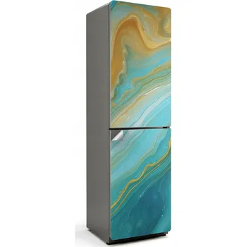 Fototapeta Umělecká nálepka Fólie na ledničku Abstraktní barevné vlny