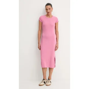 Dámské šaty Šaty BOSS Orange 50536979 růžová 30X, vel. XS